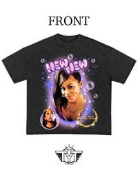 Image 1 of Oversized Cropped 'New New' Shirt