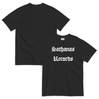 Sathanas Records Heavyweight Unisex Tee