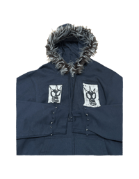 Image 3 of Black Fur Zip Up