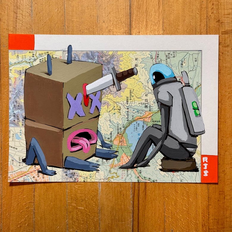 Image of I'm So Sorry / unframed original painting