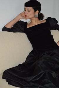 Image 1 of 1980s Guy Laroche evening dress