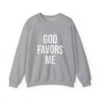 Image 5 of God Favors Me™ Crewneck Unisex Sweatshirt