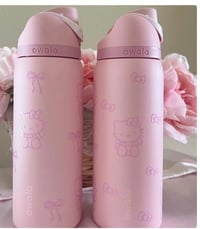 Image 4 of Owala “Pink Hello Kitty” 32 Oz. FreeSip™️ Water Bottle 