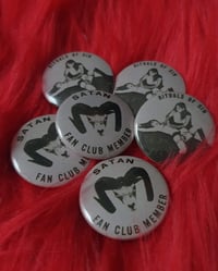 Image 2 of SATAN FAN CLUB MEMBER - DIY Button