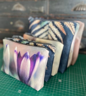 Image of Crocus, wash bag, make-up, travel zipper pouch