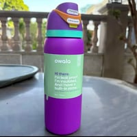 Image 3 of Owala 32 Oz. FreeSip™️ Water Bottle “Purple”