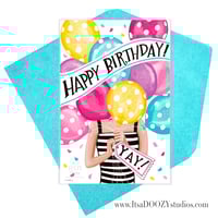 Image 1 of Birthday Balloon Girl  