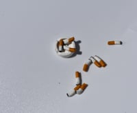 Image 2 of 10 burned cigarette butts 1:12 scale