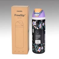 Image 2 of Owala 32 Oz. FreeSip™️ Water Bottle “Midnight Garden Floral”