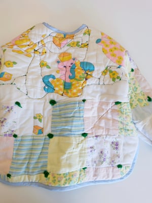 Image of Pastel Patchwork Quilt Coat - 8 years