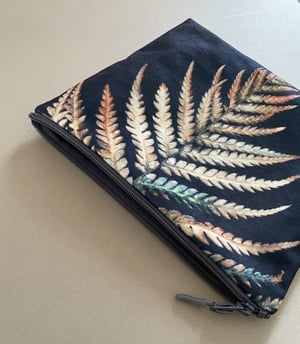 Image of Fern, LARGE travel bag, make-up, toiletries zipper pouch