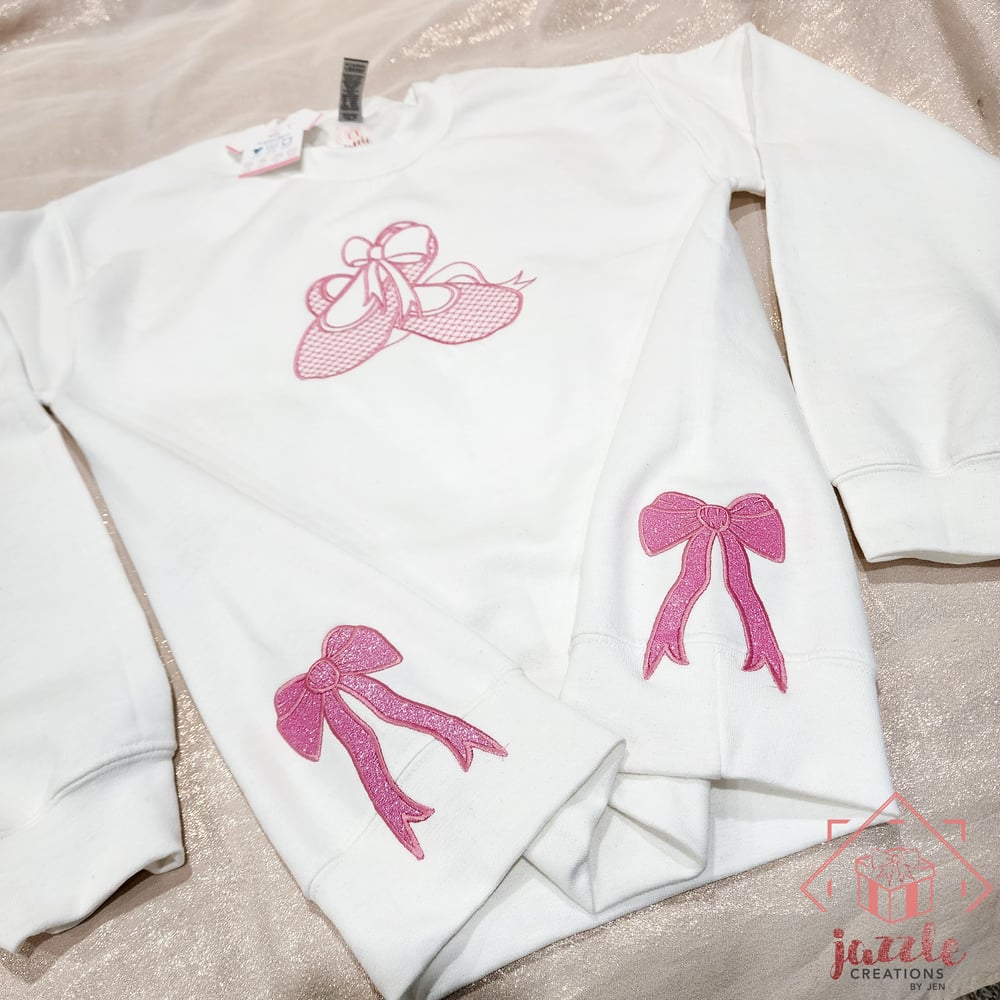 Image of Ballet Embroidered Crewneck