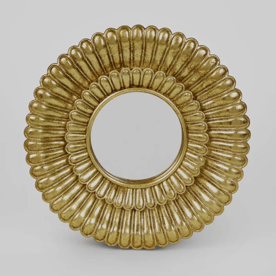 Image of Gold Gilt Mirror IV