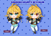 DOKIBIRD BOUNTY HUNTER KEYCHAIN