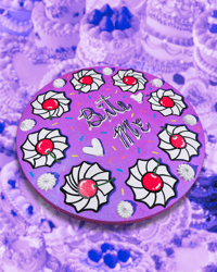 Image 1 of Bite Me Canvas Painting