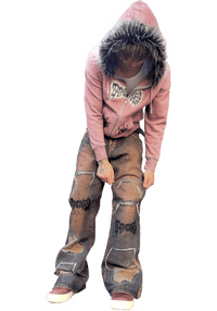 Image 1 of Orange Jeans