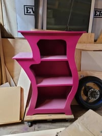 Image 2 of Dr Seuss / Alice in Wonderland Inspired bookcase.
