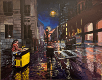Image 1 of Sunset Hot Dog Vendor Looking West (Leavenworth and McAllister)