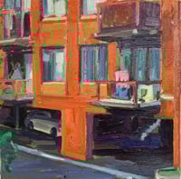 Apartment block carpark, study