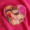 [BUTTON PIN] Bowser Heart Button (+ NSFW Add-On)