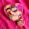 [BUTTON PIN] Bowser Heart Button (+ NSFW Add-On)