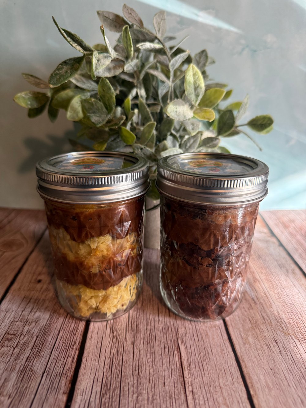Image of 4 Fly High Elevation Infusions Cake Jars 