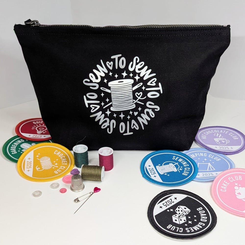 Image of "To Sew" Patch Collecting Pouch - CANVAS