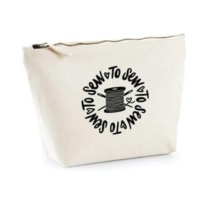 Image of "To Sew" Patch Collecting Pouch - CANVAS