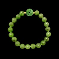 Image 2 of Jade Energy Bracelet Coin (Wealth, Abundance, Luck)