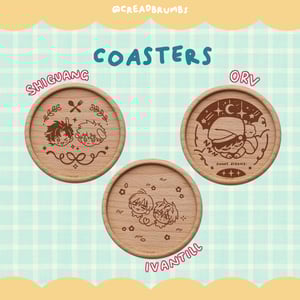 Image of Wooden Coasters