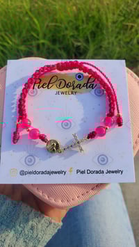 Image 2 of Virgin Mary Cross Bracelet 
