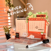Image 1 of PREORDER | Never Expiring Calendar Standee | Inside Bunny Bun Bakery