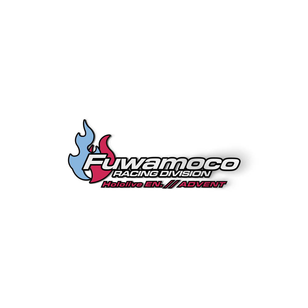 Fuwamoco Racing Digi-Cut Decal - WHITE VER.