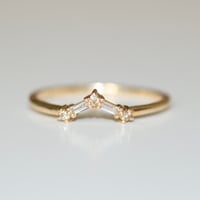 Image 1 of Mini Deco Baguette Ring