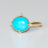 Image 2 of Victorian Turquoise Cabochon Ring