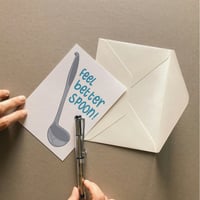 Feel Better Spoon Greeting Card