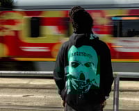 Image 2 of no face hoodie