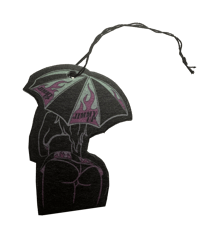 Umbrella Girl Air Freshener - Gradient Teal Flame