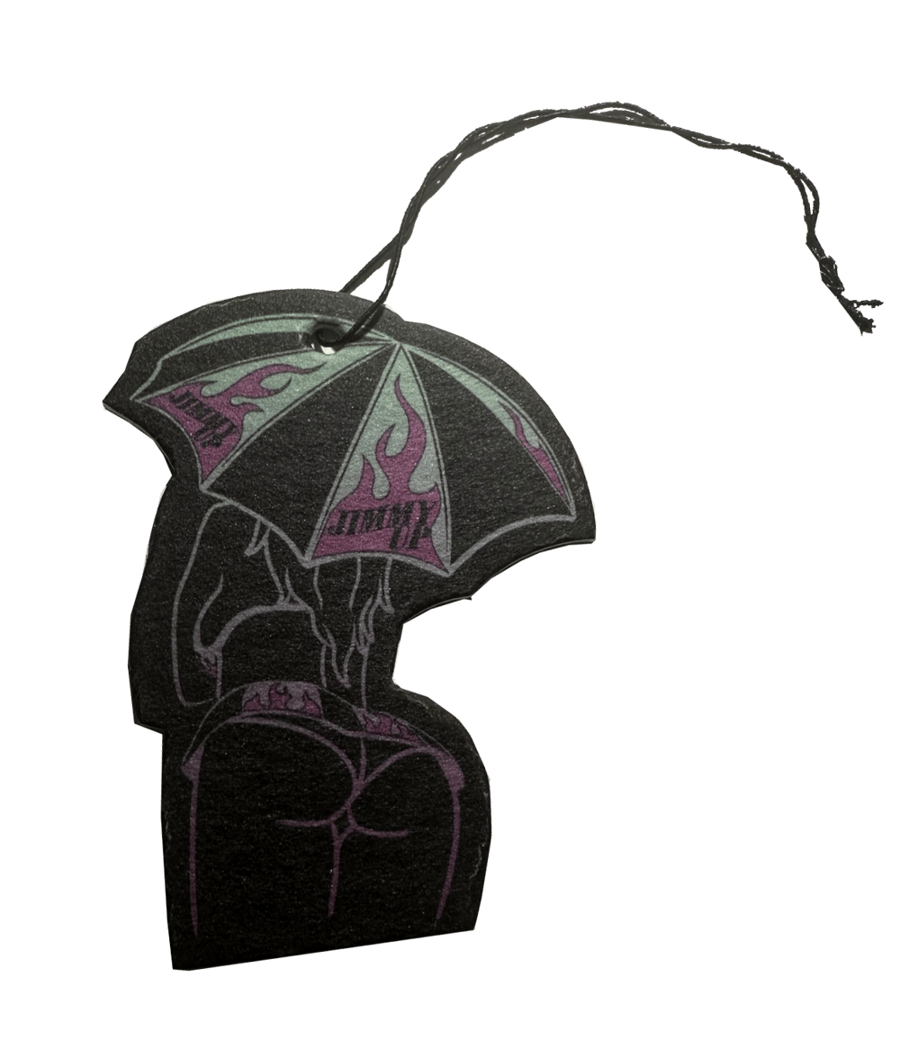 Image of Umbrella Girl Air Freshener - Gradient Teal Flame