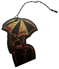 Umbrella Girl Air Freshener - Gradient Orange Flame