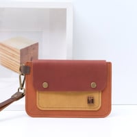 Image 1 of T-Party Clutch tan