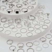 Image 2 of Random Silver Rings Set of 2