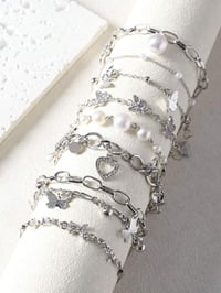 Image 1 of 1 Random Silver Bracelets 