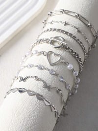 Image 2 of 1 Random Silver Bracelets 