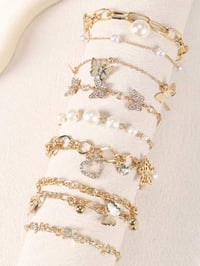 Image 2 of 1 Random Gold Bracelets 