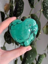 Image 3 of Malachite Heart