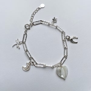 Image of Silver Hammered Bracelet