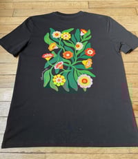 Image 6 of TEE-SHIRT noir FLEURS - COLLAB' PIMENT MARTIN
