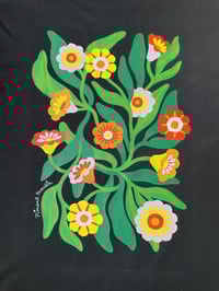 Image 11 of TEE-SHIRT noir FLEURS - COLLAB' PIMENT MARTIN