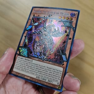 Image of Aluber the Jester of Despia Card Experiment (spot foiling breakout)